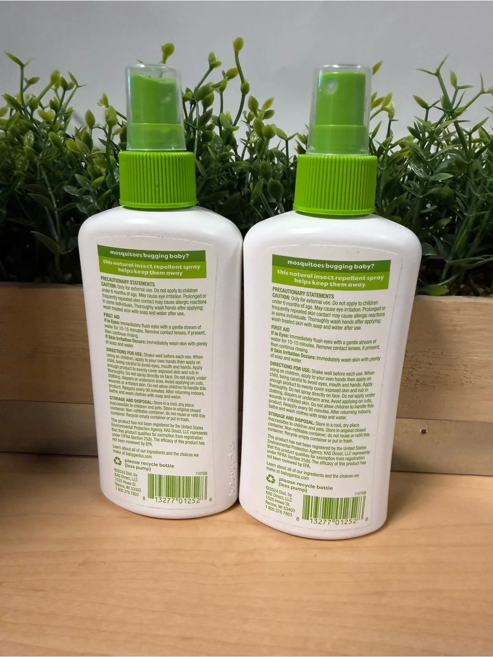 Babyganics Insect Spray, 2 pack